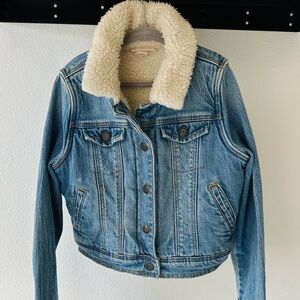 Cat & Jack, Sherpa Lined Denim Jacket